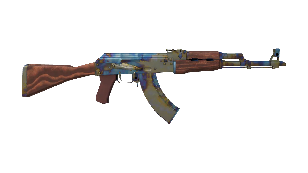 AK-47 | Case Hardened seed #844, back