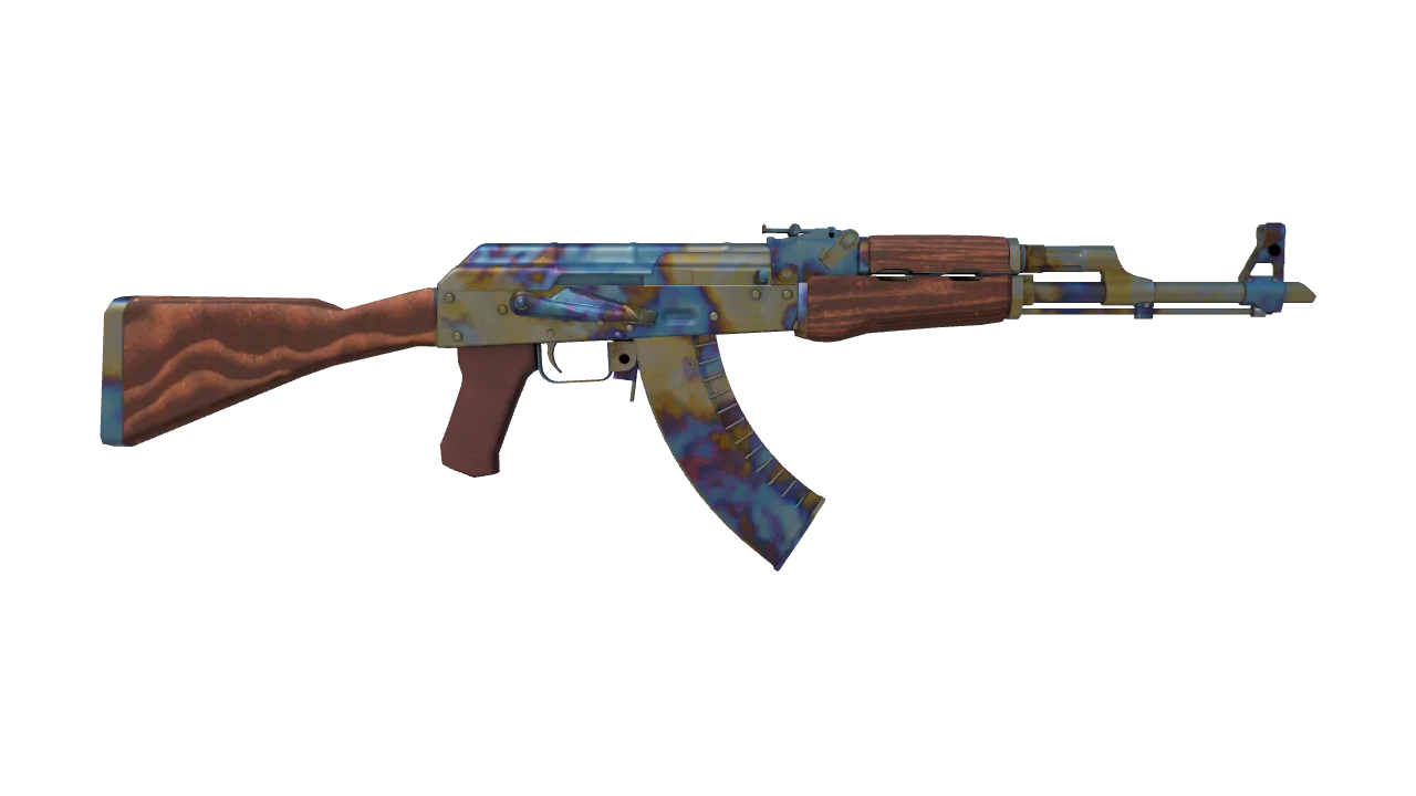 AK-47 | Case Hardened seed #862, back
