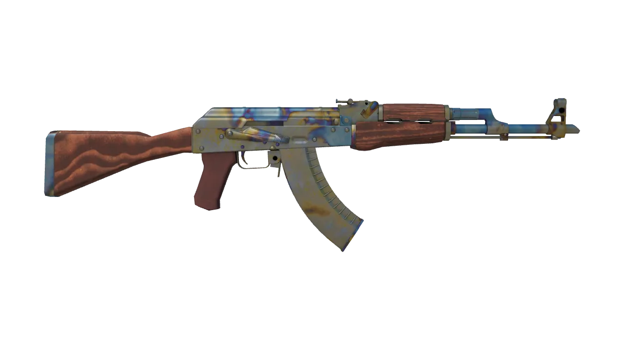 AK-47 | Case Hardened seed #878, back