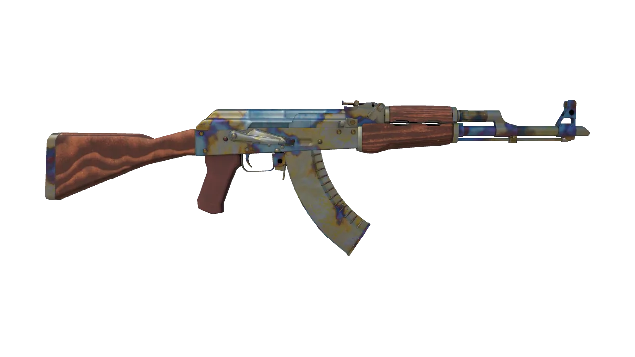 AK-47 | Case Hardened seed #879, back