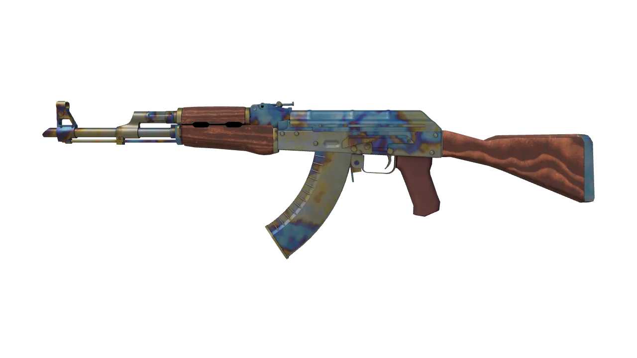 AK-47 | Case Hardened seed #887, front