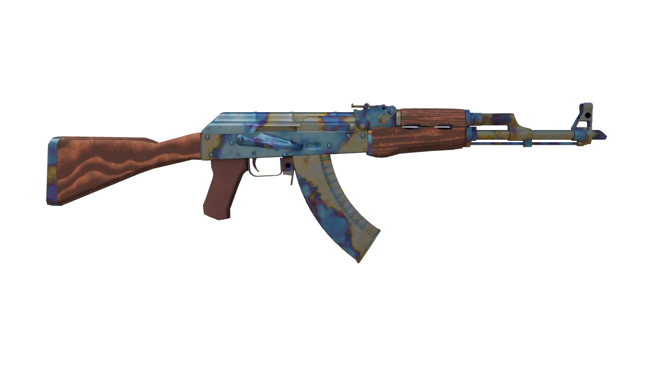 AK-47 | Case Hardened seed #891, back