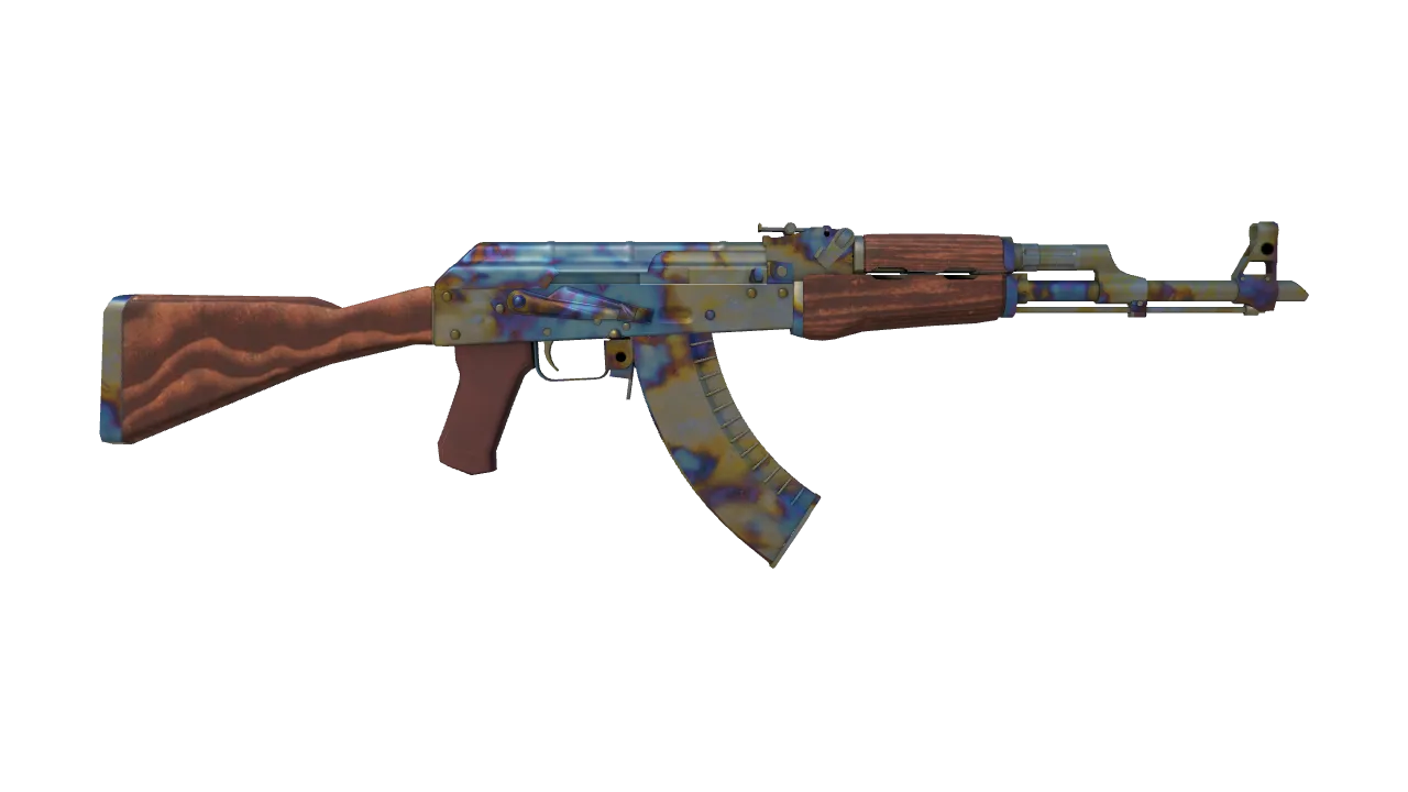 AK-47 | Case Hardened seed #985, back
