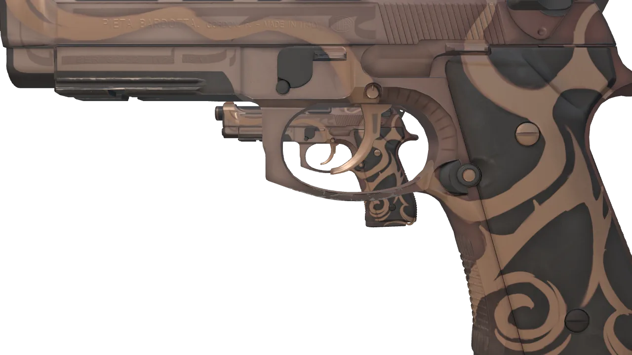 Dual Berettas | Mystic Conjunction (Factory New) — Dust II light, front