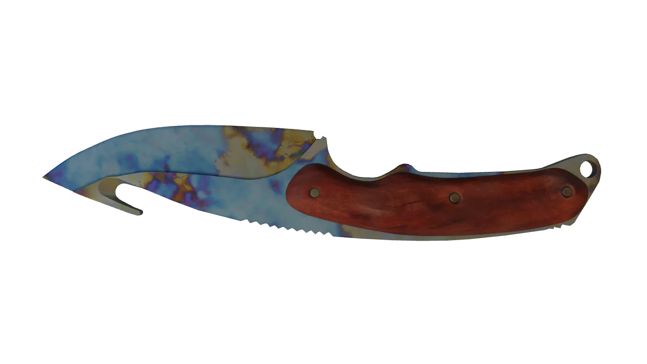 Gut Knife | Case Hardened seed #165, back