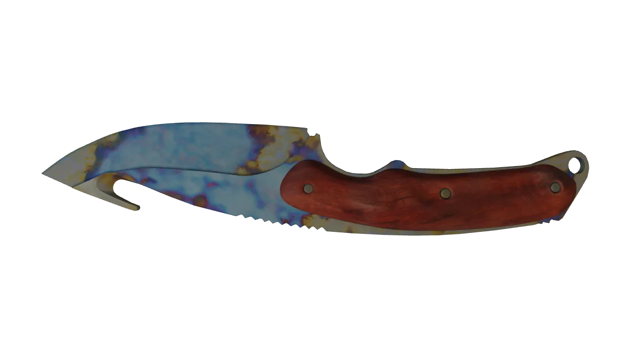 Gut Knife | Case Hardened seed #171, back