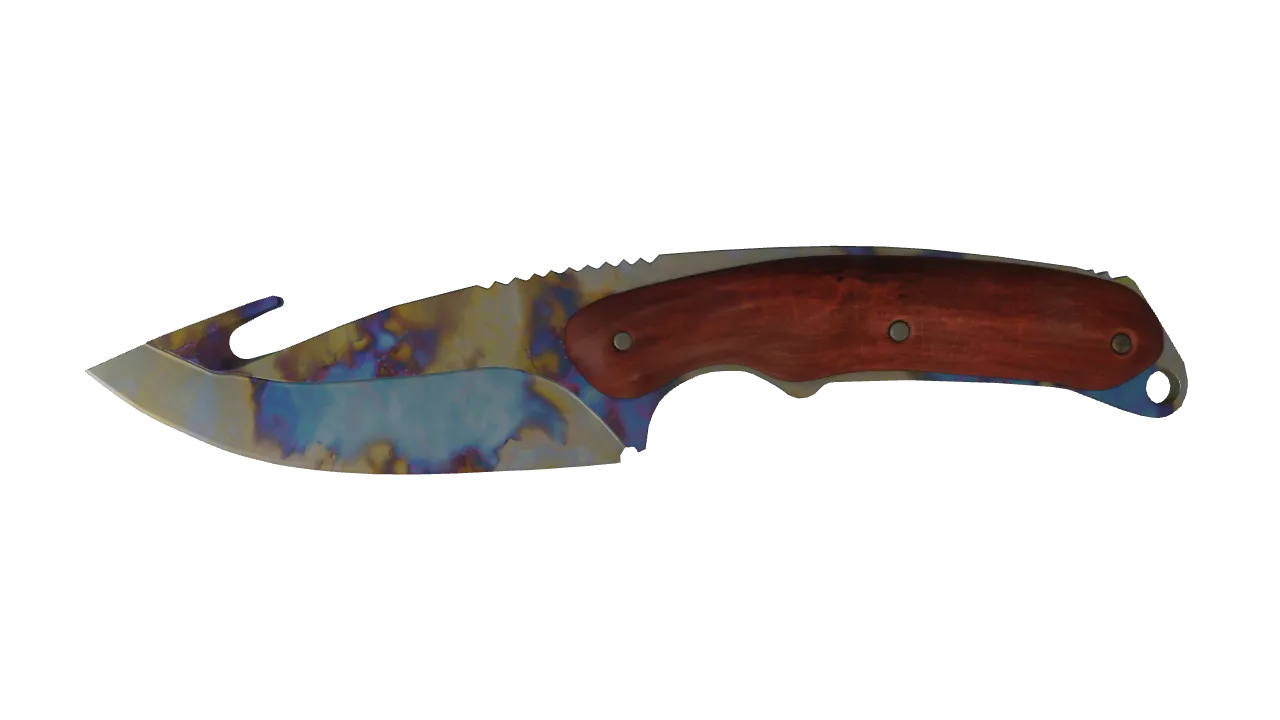 Gut Knife | Case Hardened seed #193, front