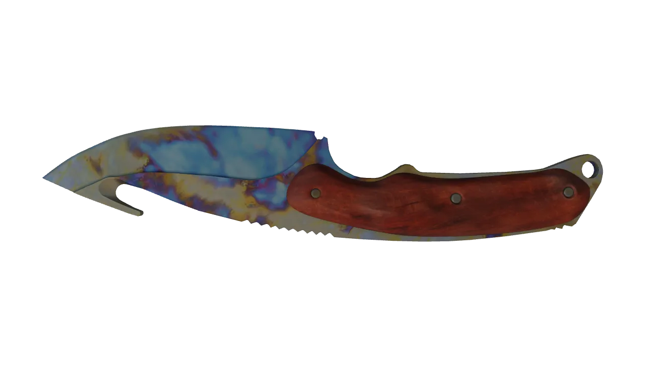 Gut Knife | Case Hardened seed #202, back