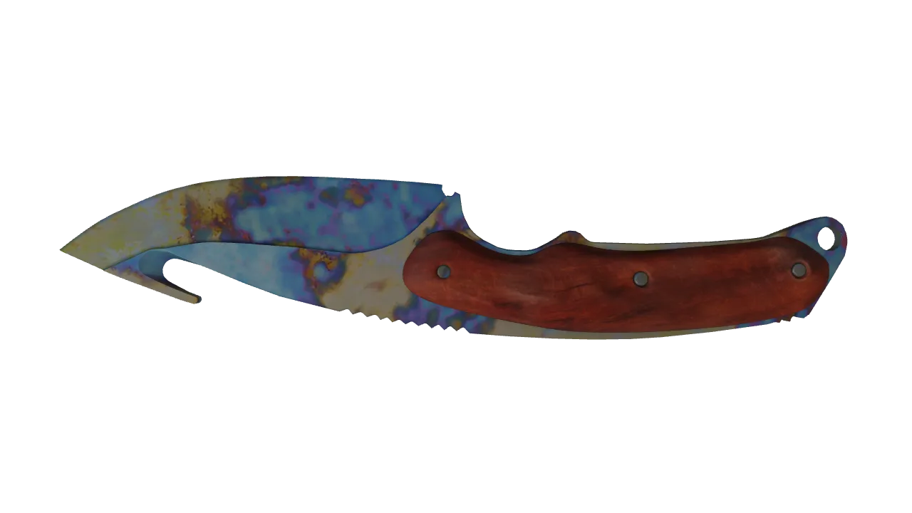 Gut Knife | Case Hardened seed #213, back