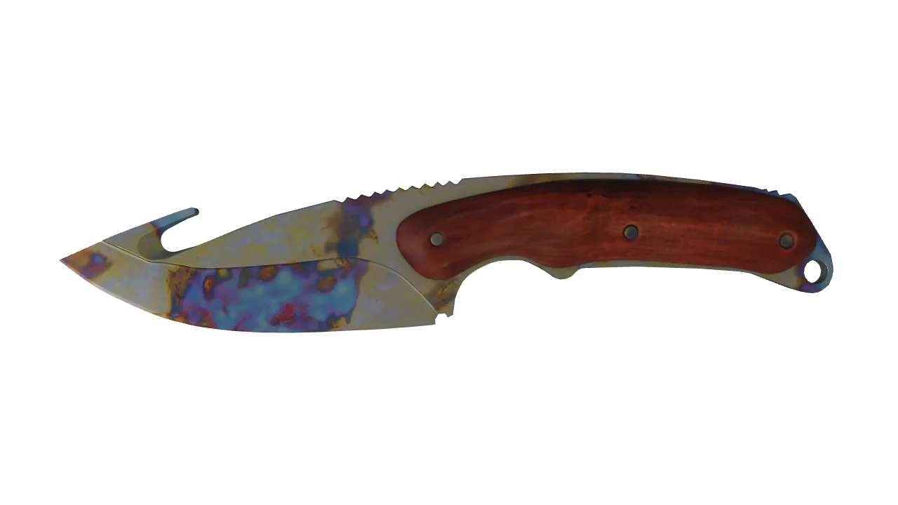Gut Knife | Case Hardened seed #213, front