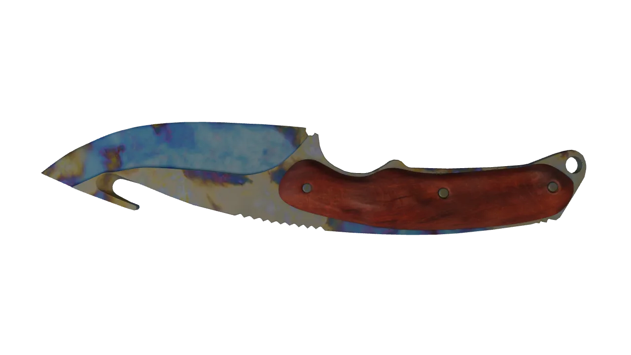 Gut Knife | Case Hardened seed #218, back