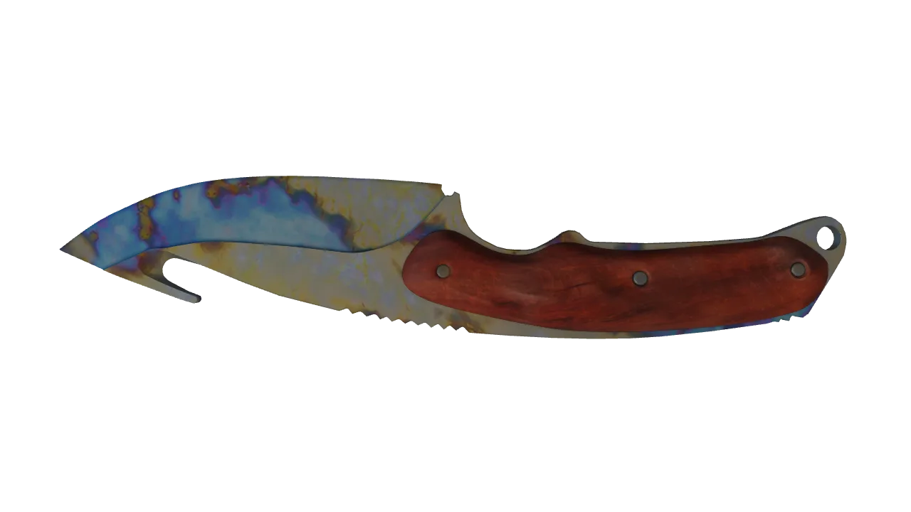 Gut Knife | Case Hardened seed #220, back