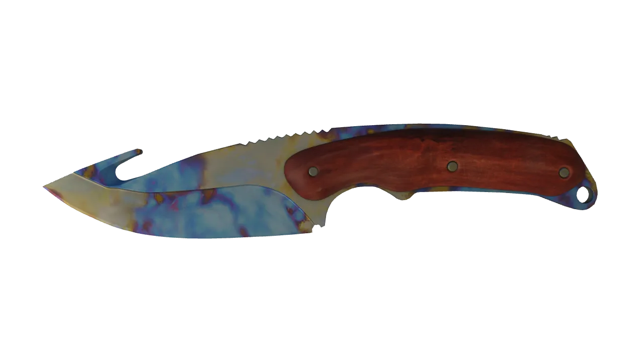 Gut Knife | Case Hardened seed #245, front