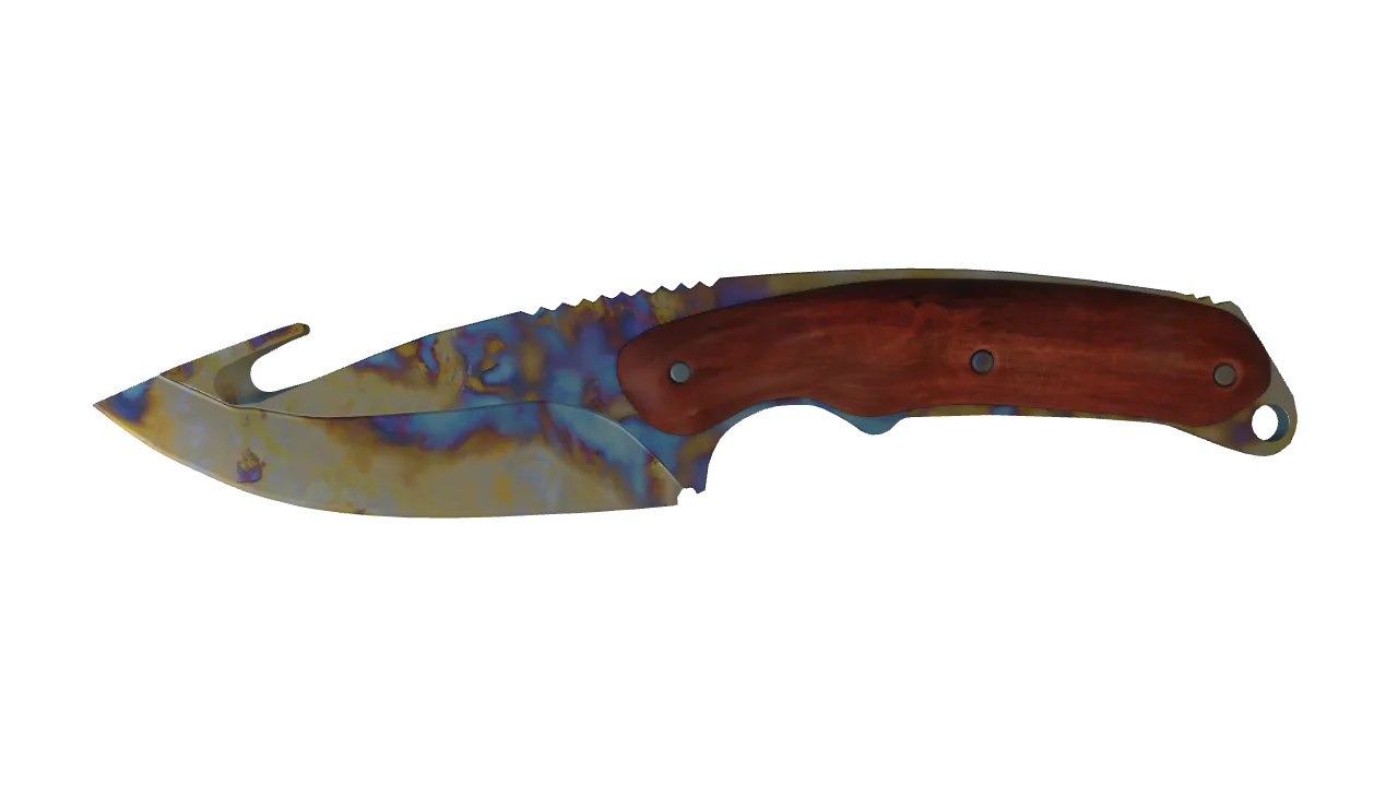 Gut Knife | Case Hardened seed #272, front