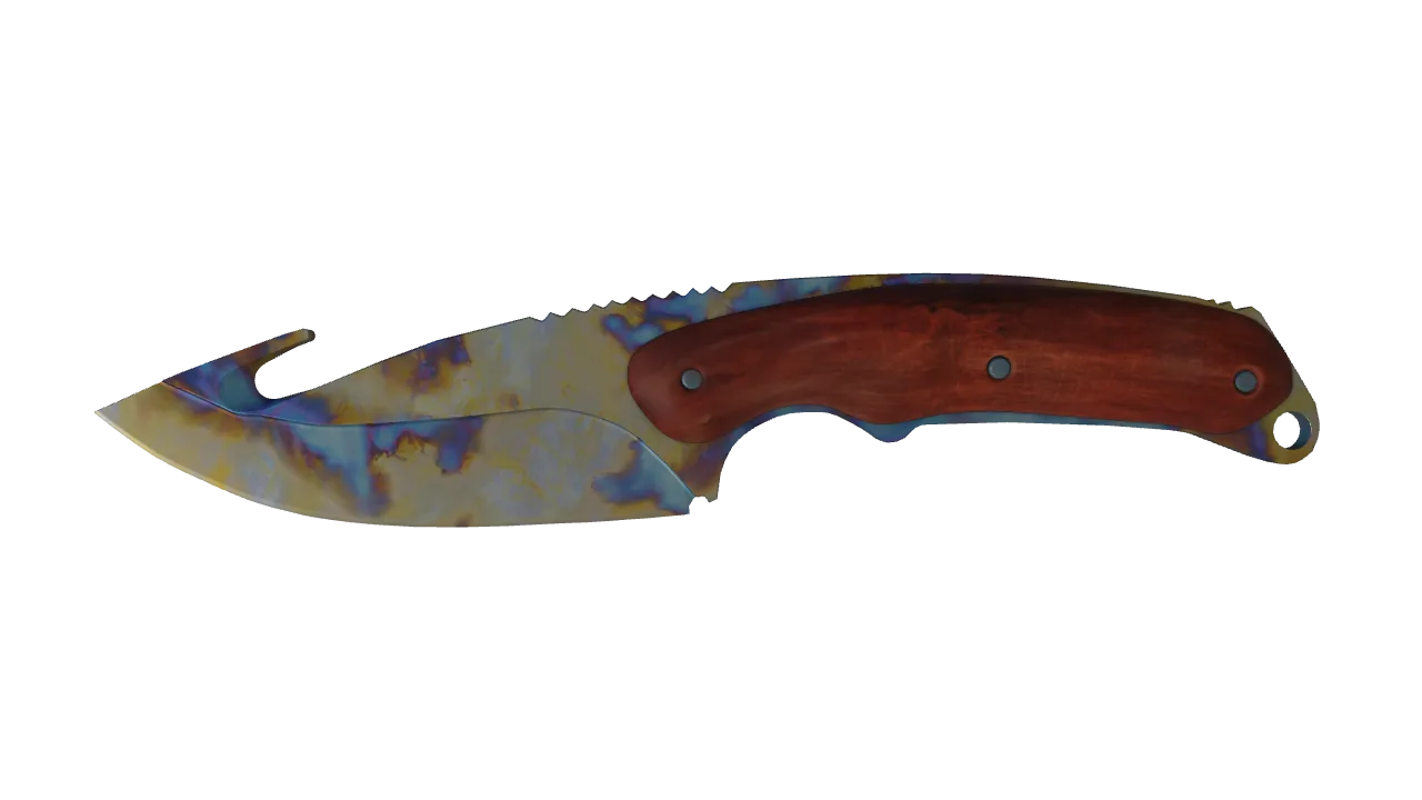 Gut Knife | Case Hardened seed #294, front