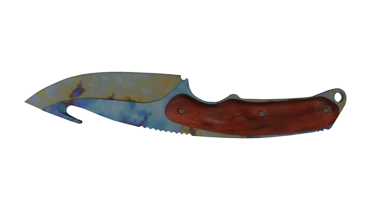 Gut Knife | Case Hardened seed #342, back