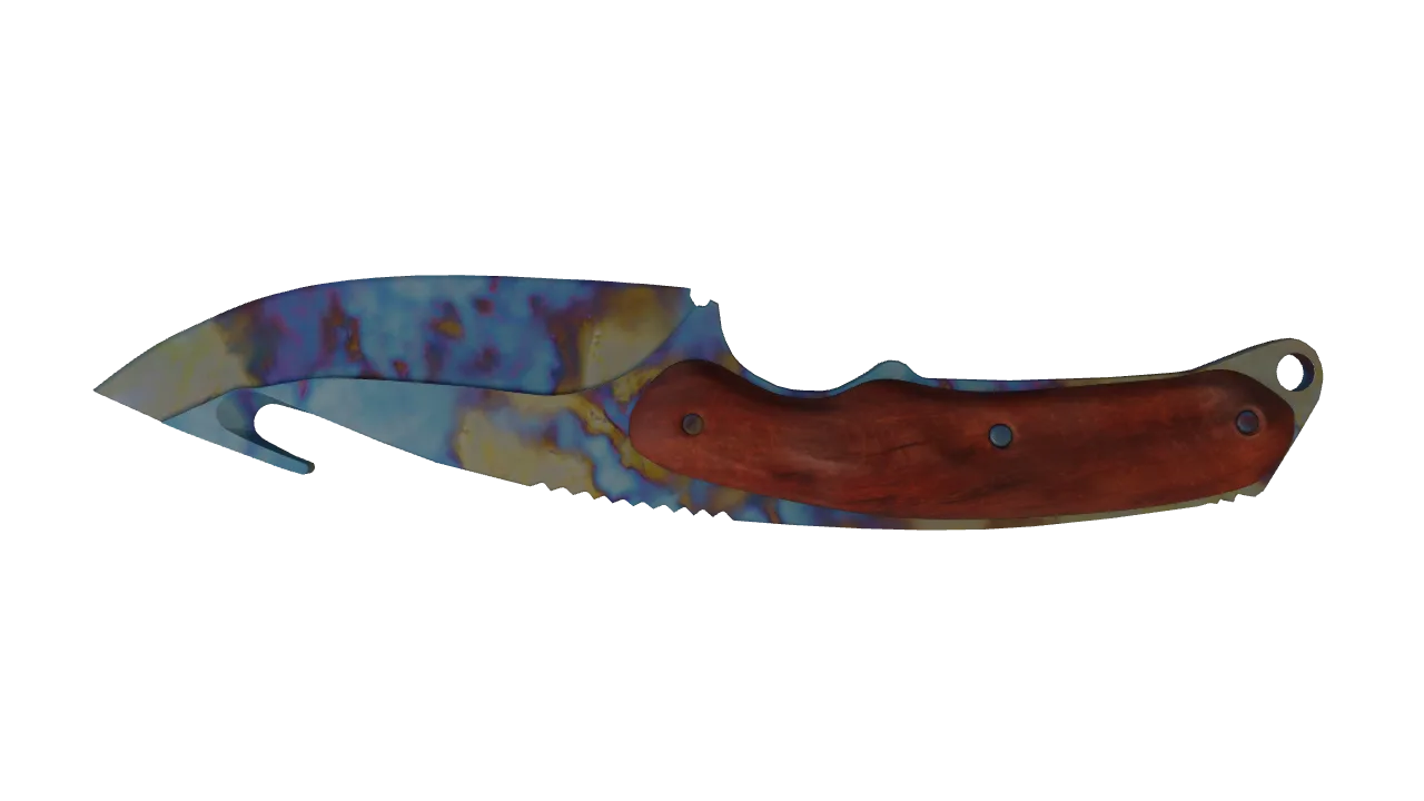 Gut Knife | Case Hardened seed #360, back