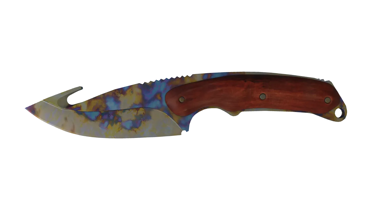 Gut Knife | Case Hardened seed #37, front