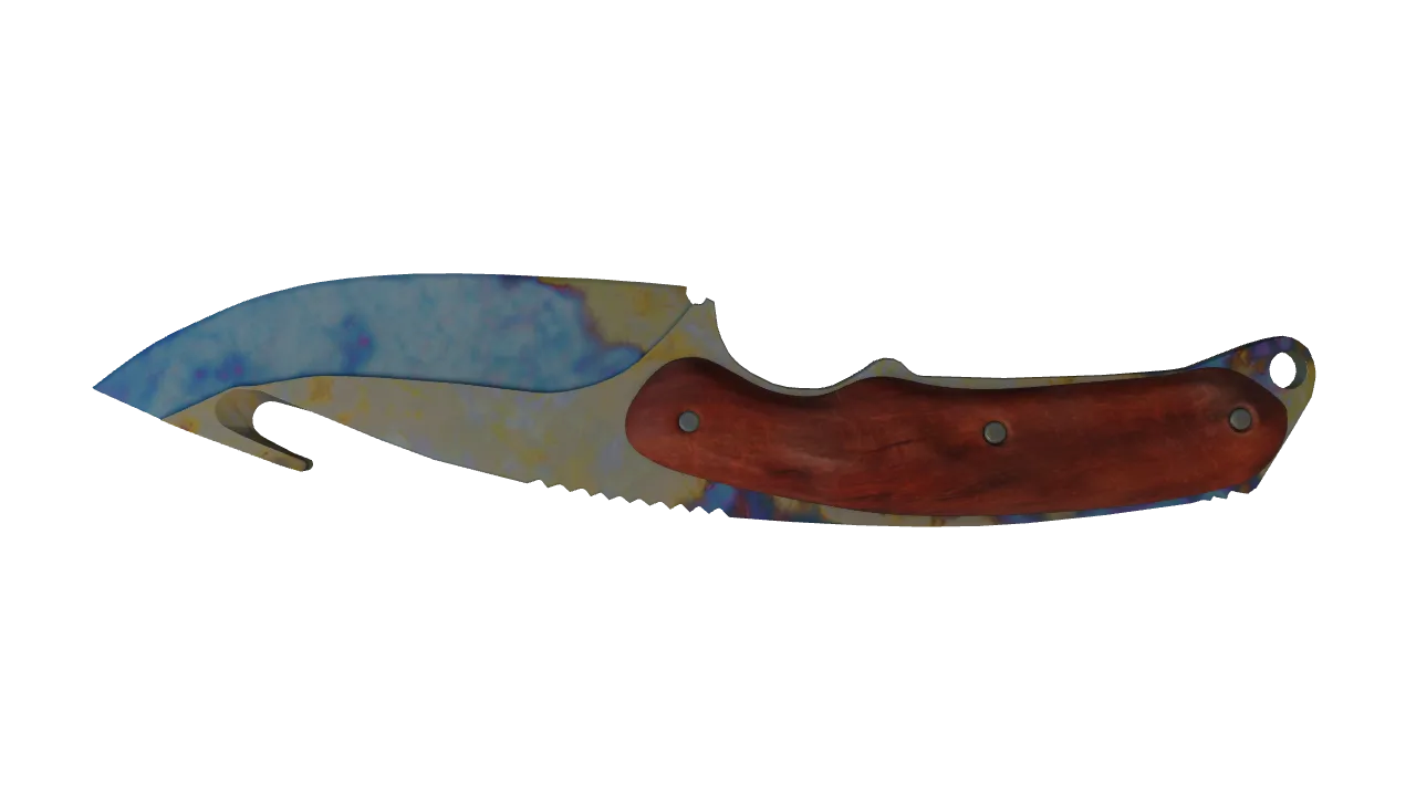 Gut Knife | Case Hardened seed #384, back