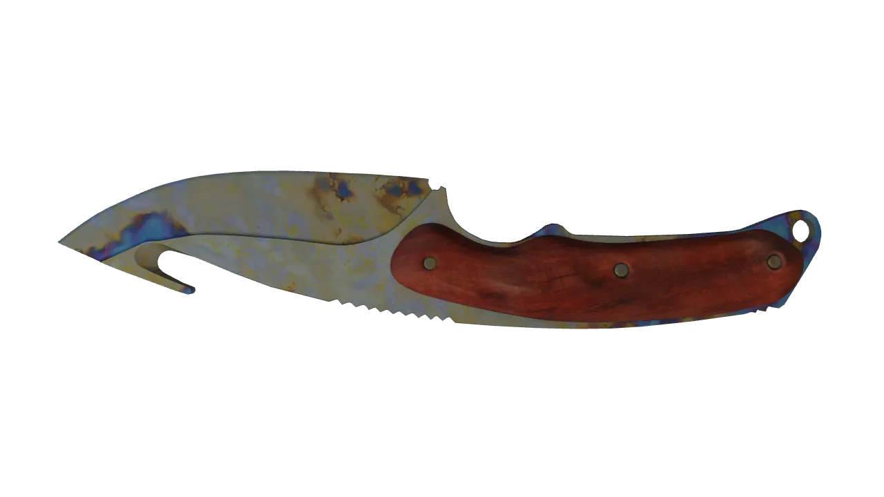 Gut Knife | Case Hardened seed #421, back