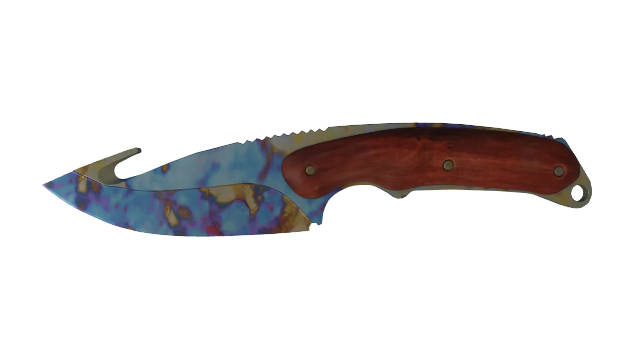 Gut Knife | Case Hardened seed #421, front