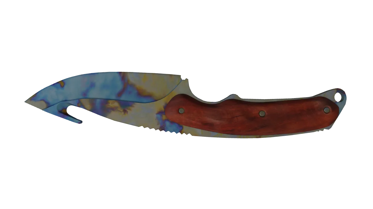 Gut Knife | Case Hardened seed #45, back