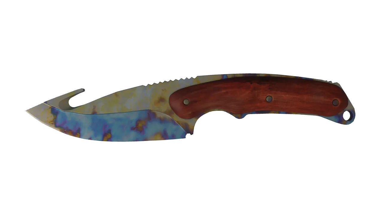 Gut Knife | Case Hardened seed #466, front