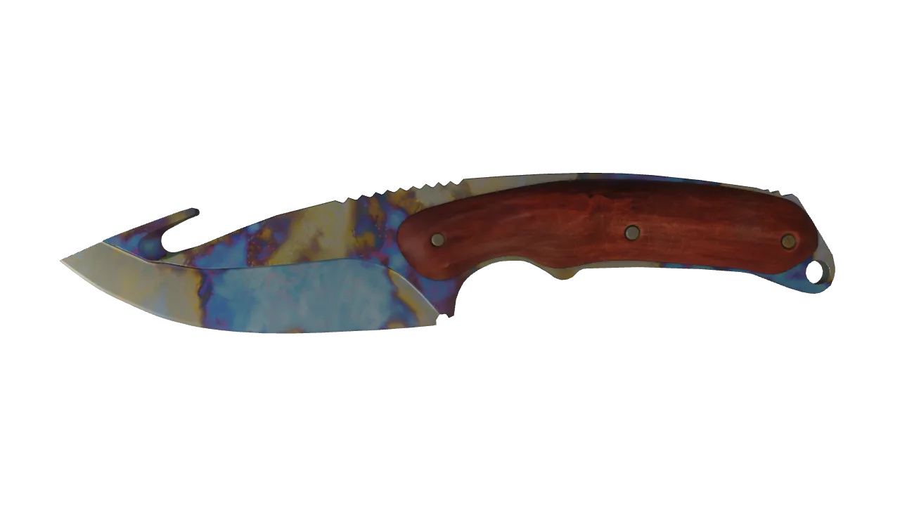 Gut Knife | Case Hardened seed #477, front