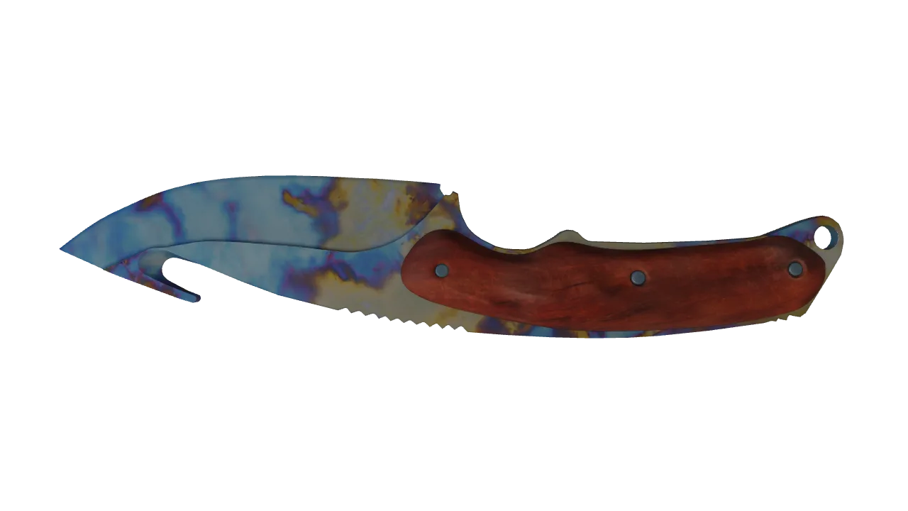 Gut Knife | Case Hardened seed #50, back
