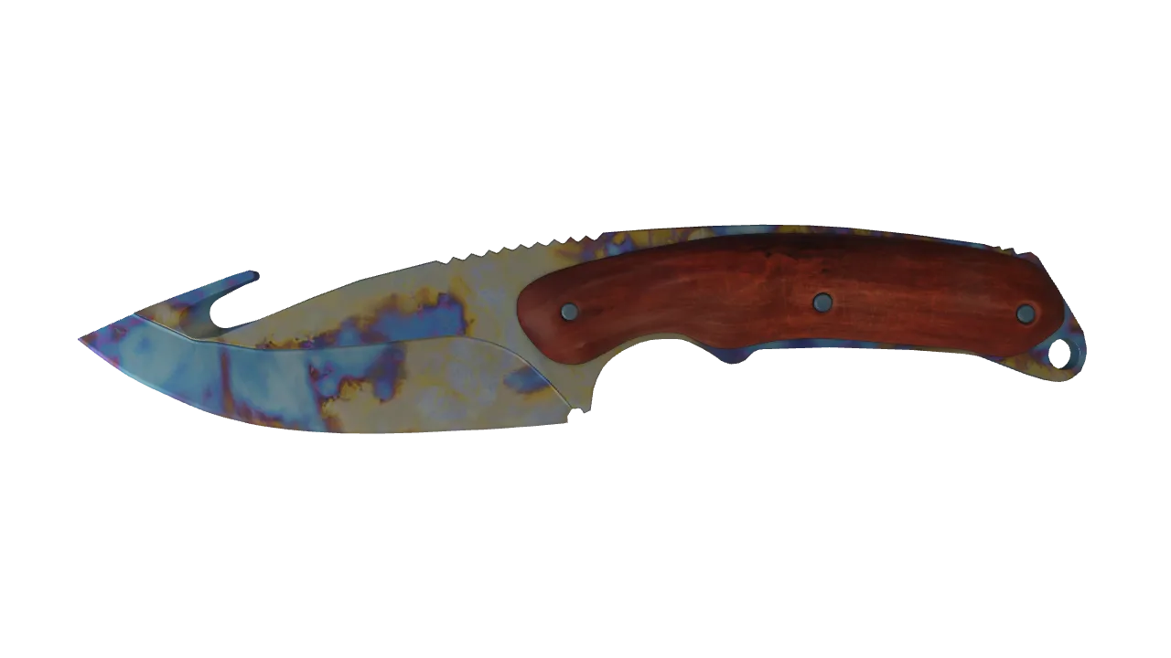 Gut Knife | Case Hardened seed #50, front