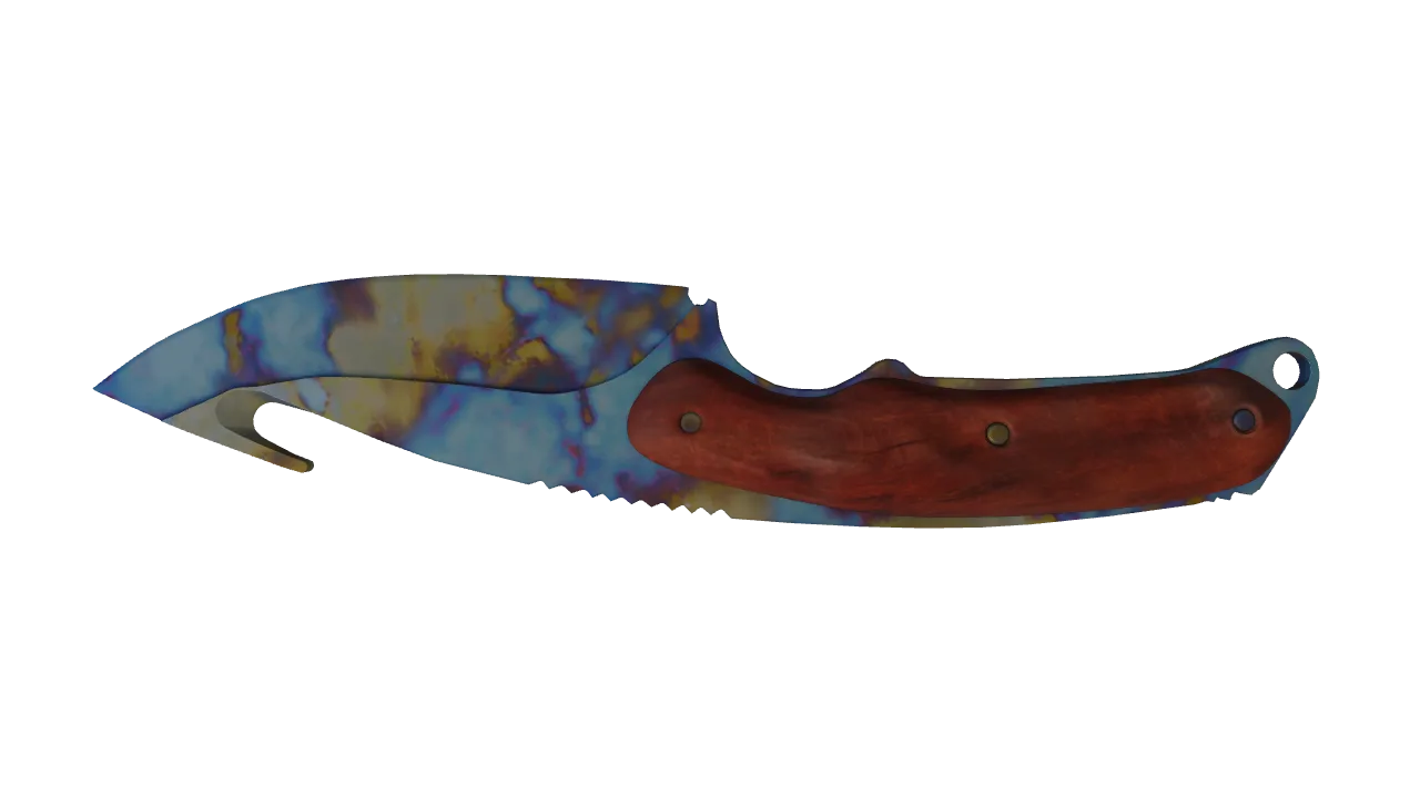 Gut Knife | Case Hardened seed #514, back