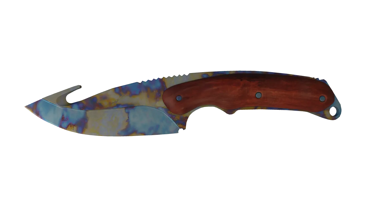 Gut Knife | Case Hardened seed #53, front