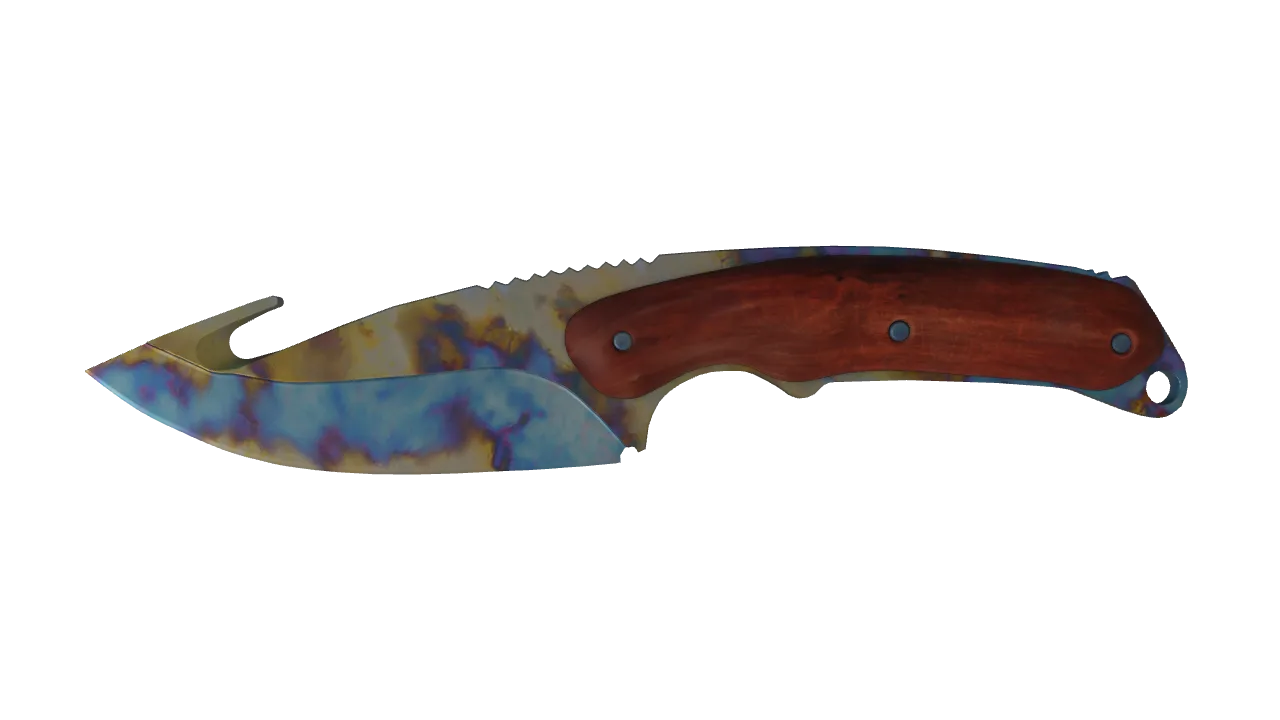 Gut Knife | Case Hardened seed #540, front