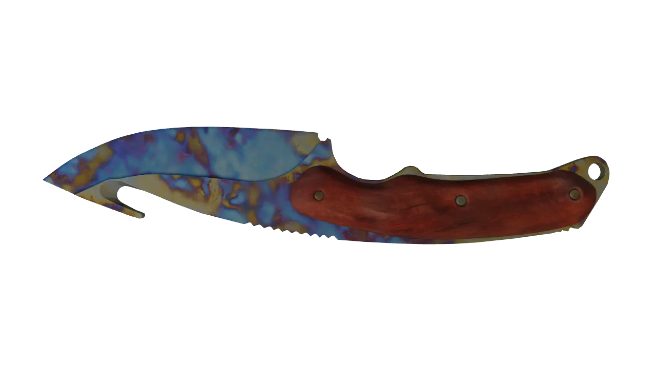 Gut Knife | Case Hardened seed #549, back