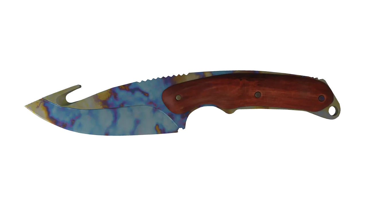 Gut Knife | Case Hardened seed #549, front