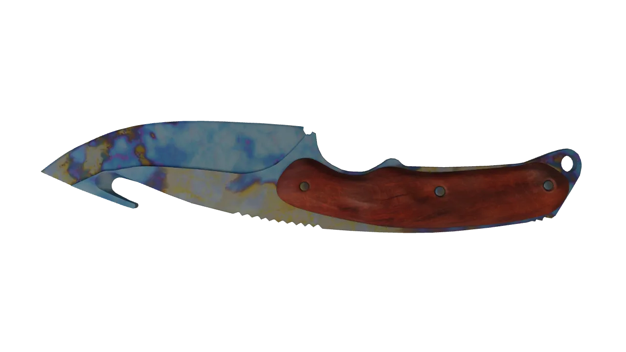 Gut Knife | Case Hardened seed #60, back