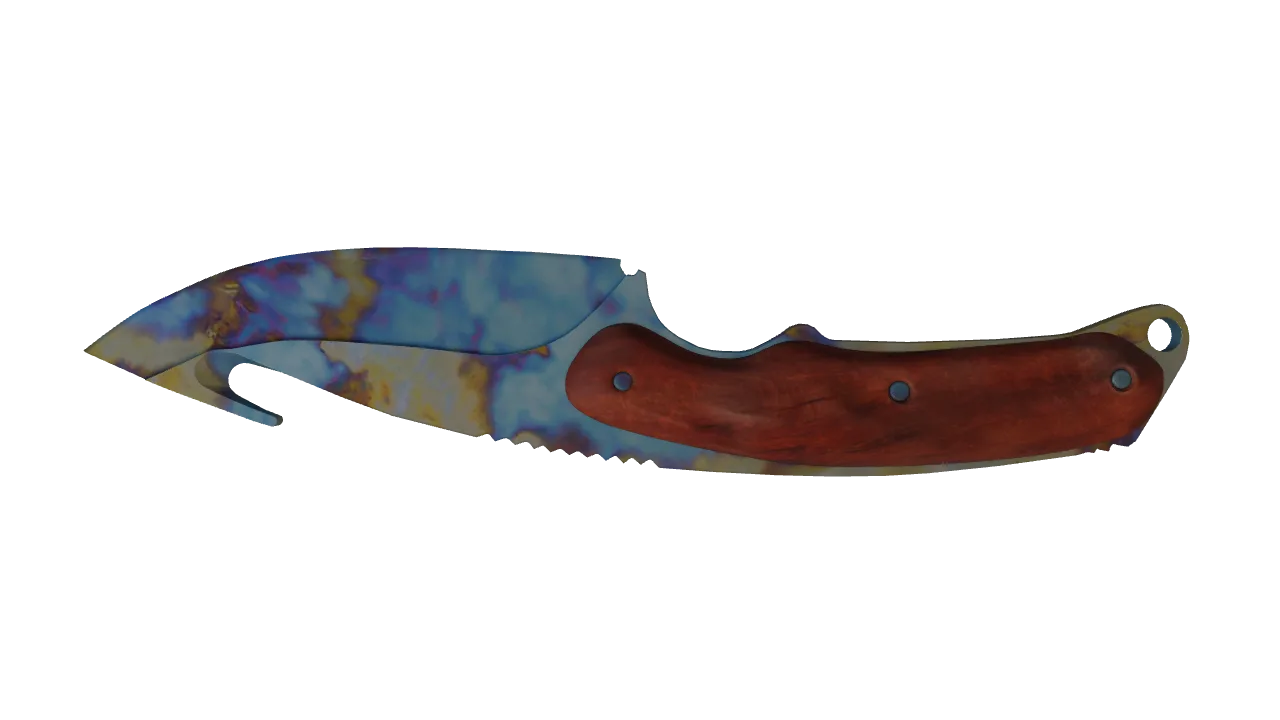 Gut Knife | Case Hardened seed #619, back