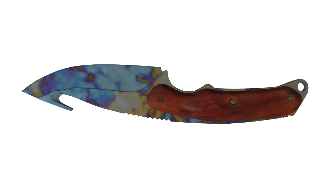 Gut Knife | Case Hardened seed #729, back