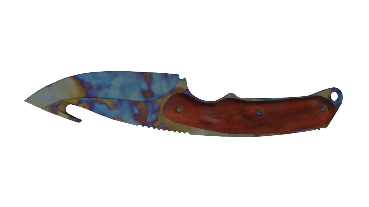 Gut Knife | Case Hardened seed #752, back