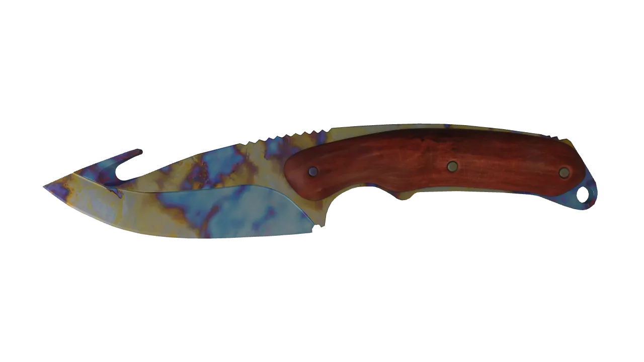 Gut Knife | Case Hardened seed #752, front