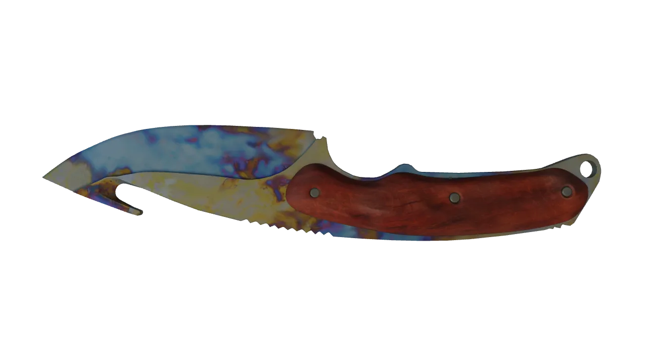 Gut Knife | Case Hardened seed #795, back