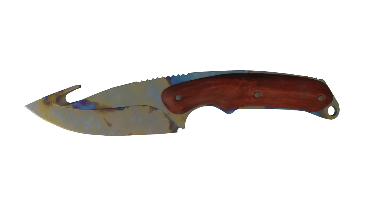 Gut Knife | Case Hardened seed #808, front