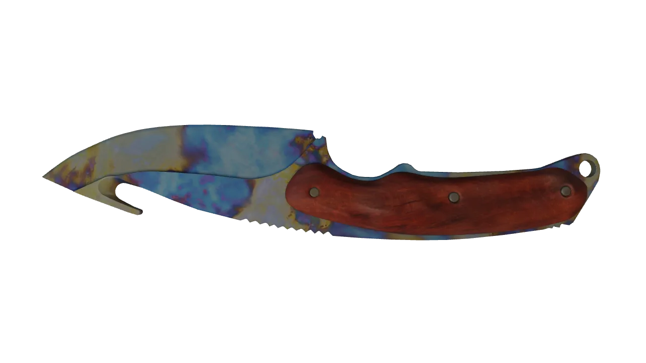 Gut Knife | Case Hardened seed #81, back