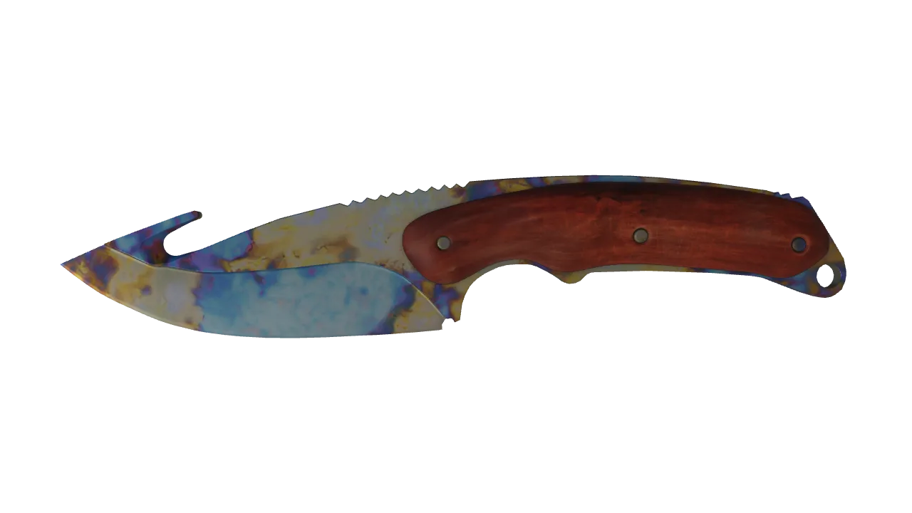 Gut Knife | Case Hardened seed #81, front