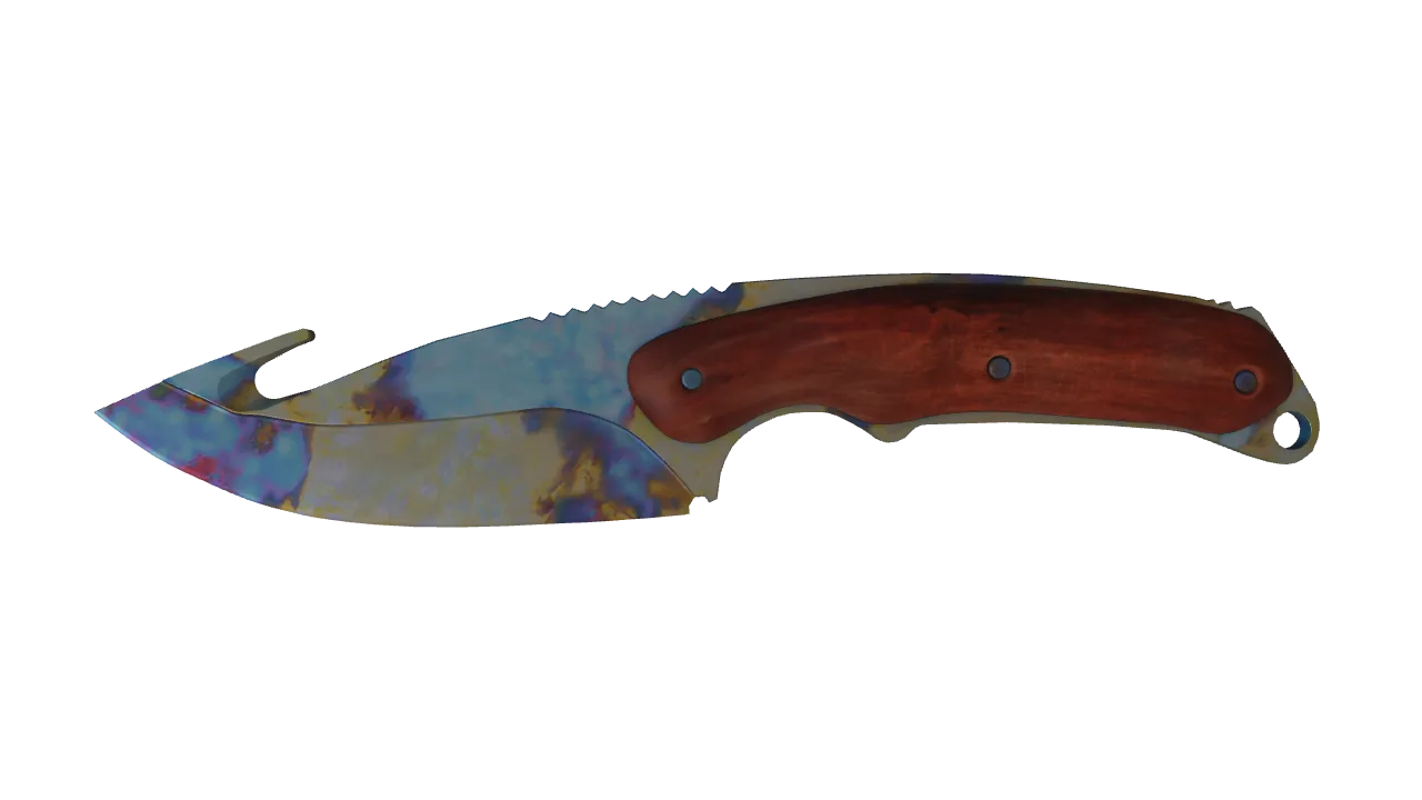 Gut Knife | Case Hardened seed #826, front