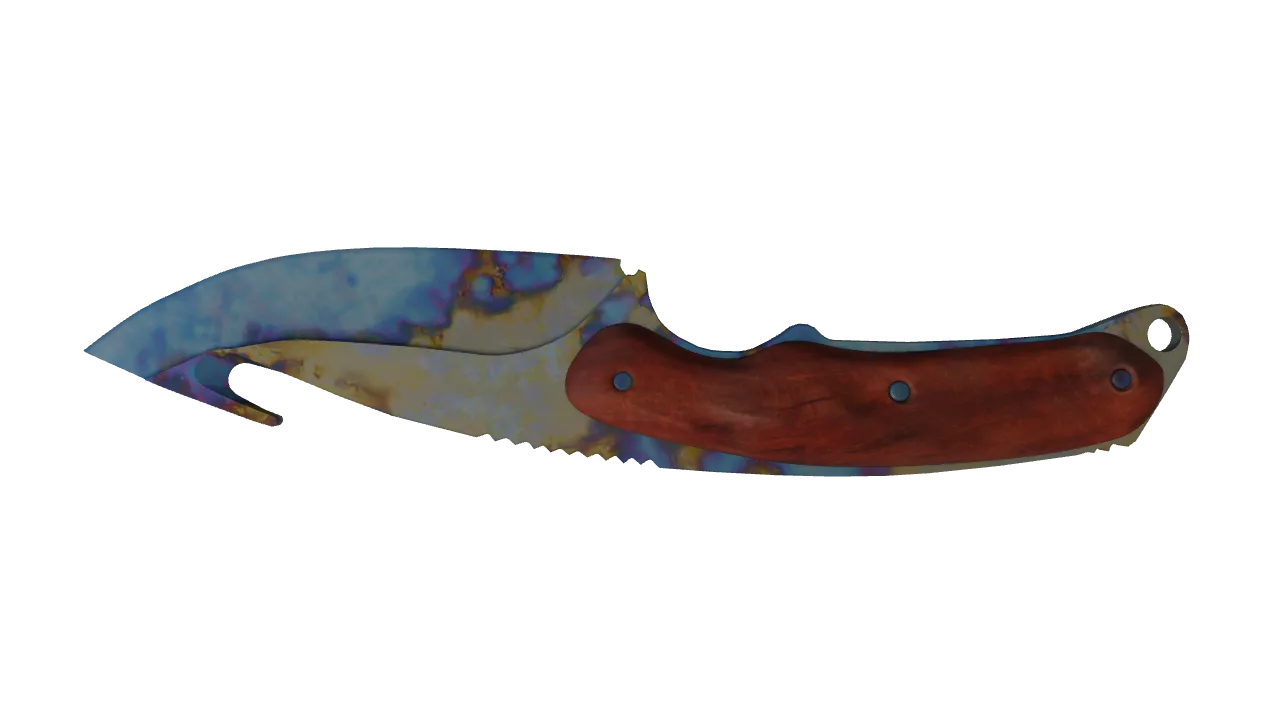 Gut Knife | Case Hardened seed #829, back