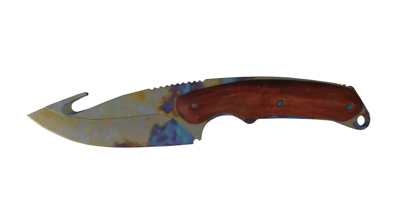 Gut Knife | Case Hardened seed #829, front