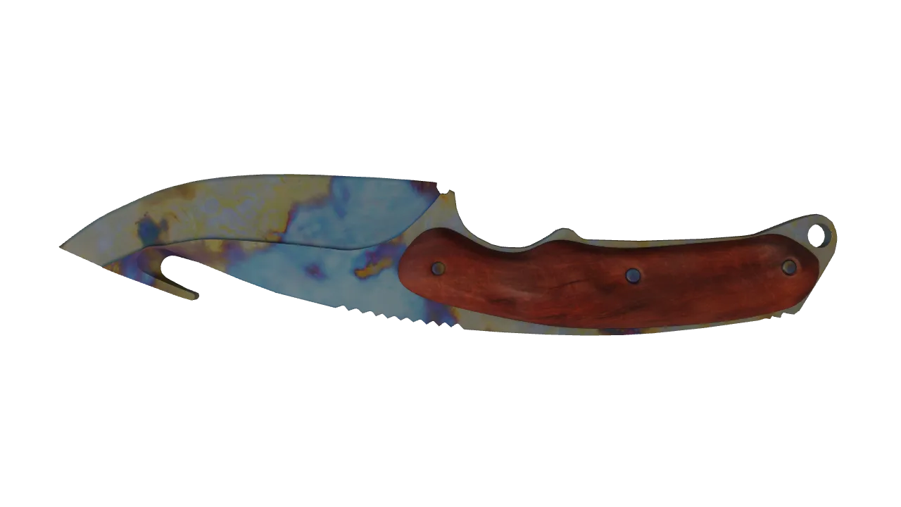 Gut Knife | Case Hardened seed #832, back