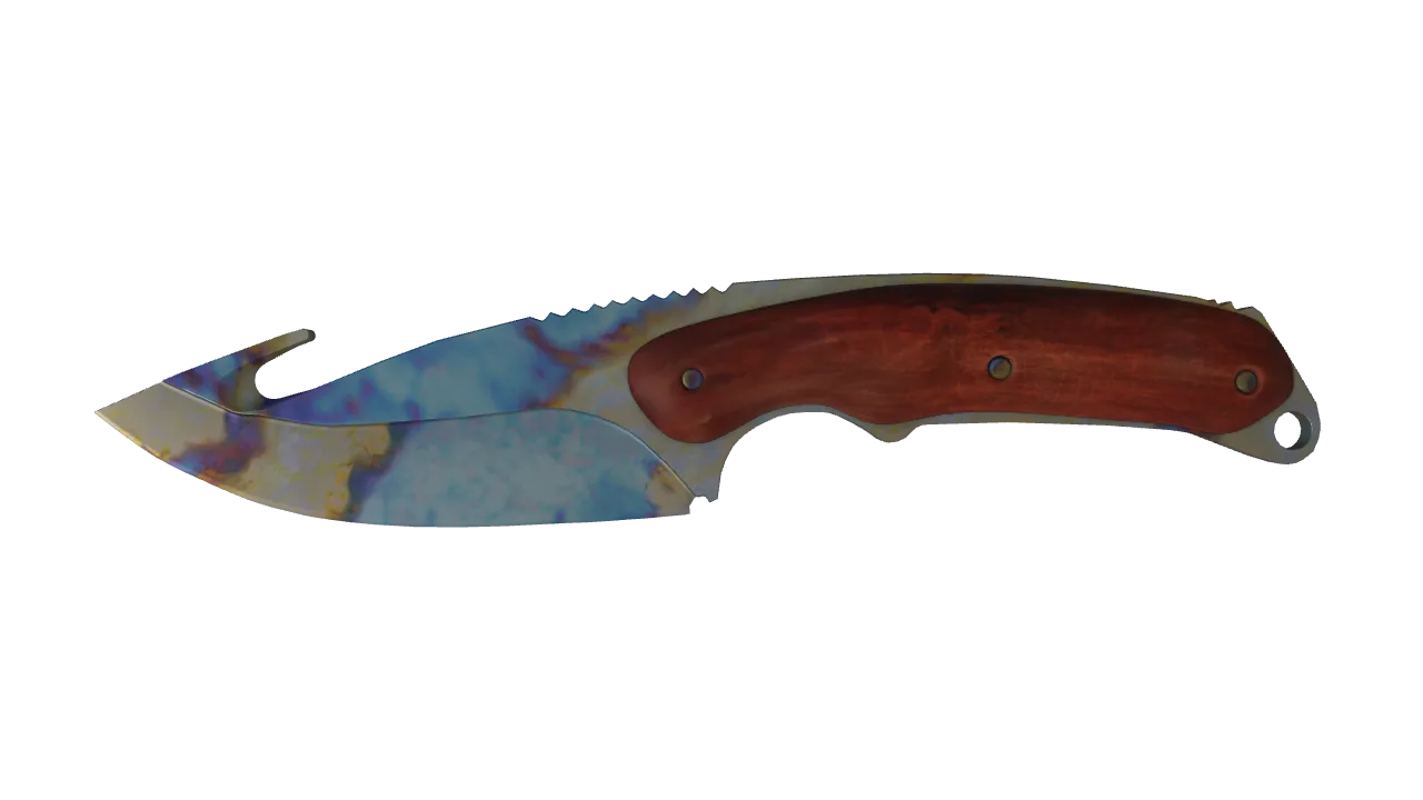 Gut Knife | Case Hardened seed #832, front