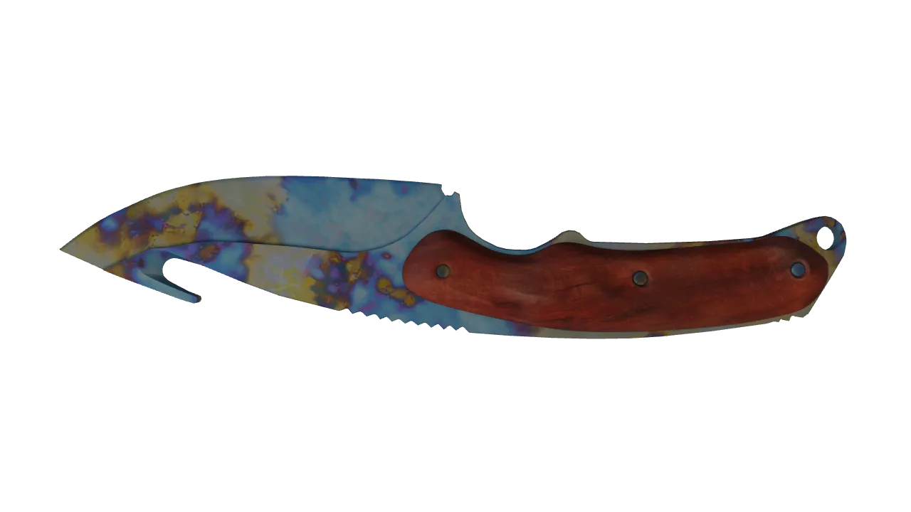 Gut Knife | Case Hardened seed #836, back